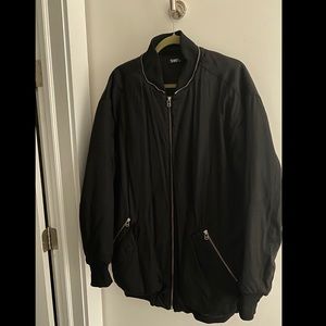 Aritzia TNA oversized bomber jacket